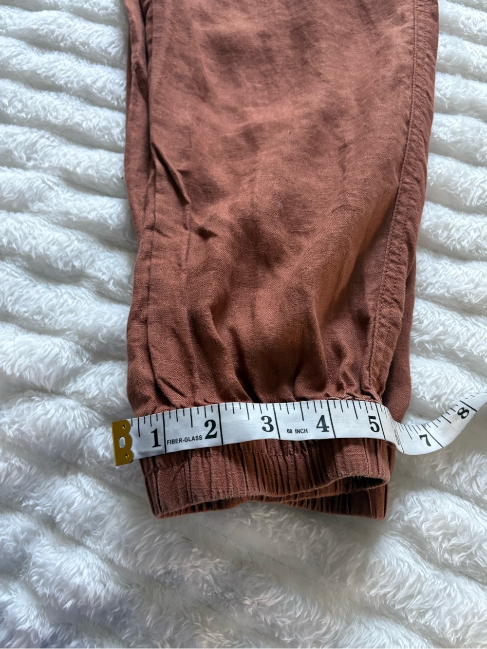 Nicole Miller New York 100% Linen Cargo Jogger Pants - Picture 8 of 8